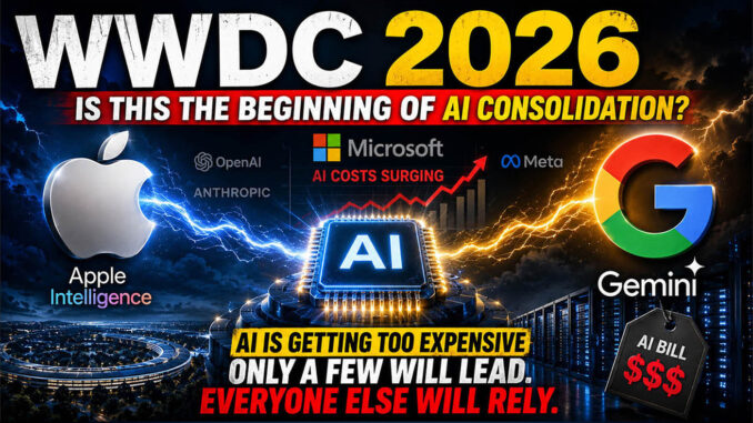 Is this the beginning of AI Consolidation?